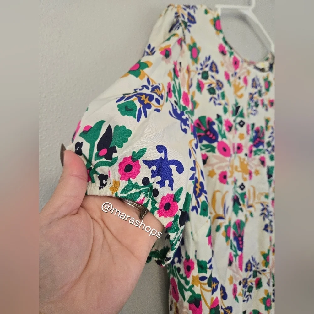 Boden Adriana Puff Sleeve Top